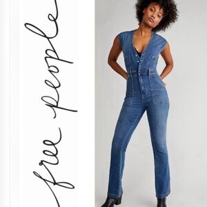 Free People Crvy Hyde Park Jumpsuit